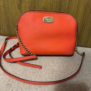 Michael Kors Vibrant Orange Crossbody Bag